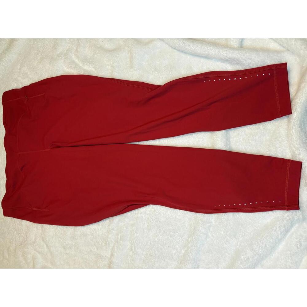 Lululemon Red Leggings